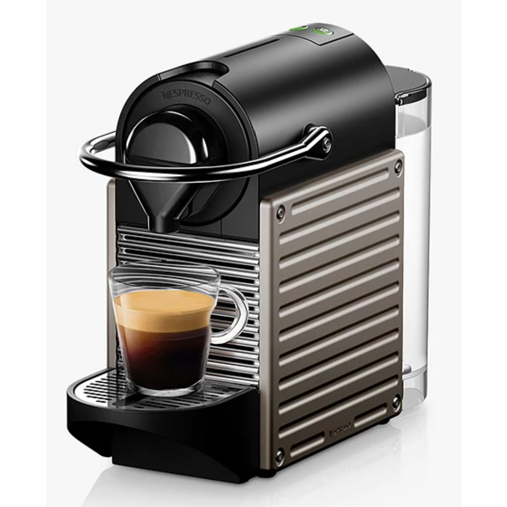 Nespresso Krups Titanium Coffee Machine.